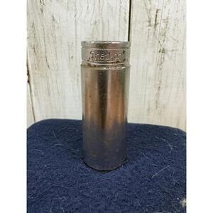 Snap-on Tools 3/8 Drive 3/4" SAE 6 Point Deep Chrome Socket SFS241 USA